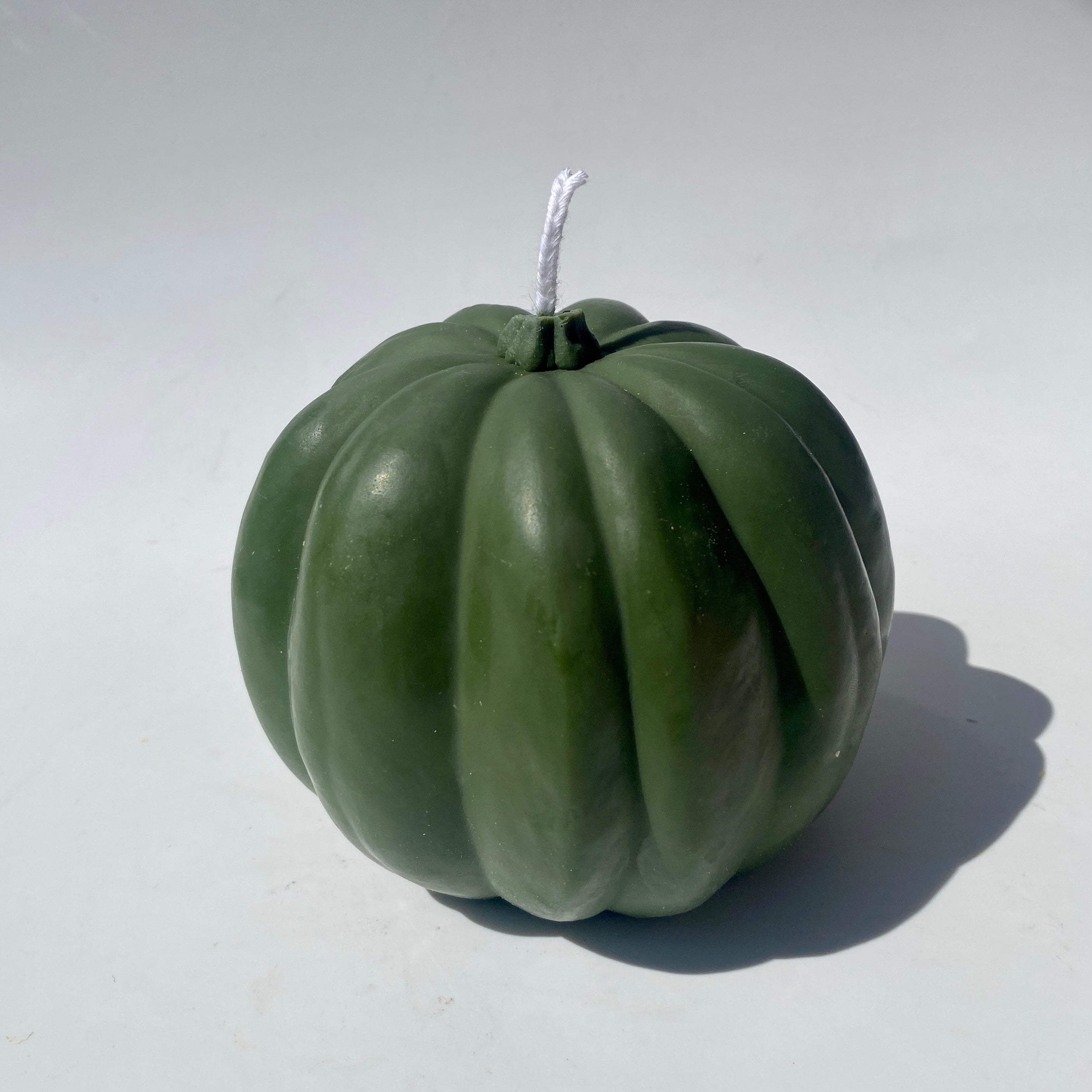 Green Pumpkin Candle-2
