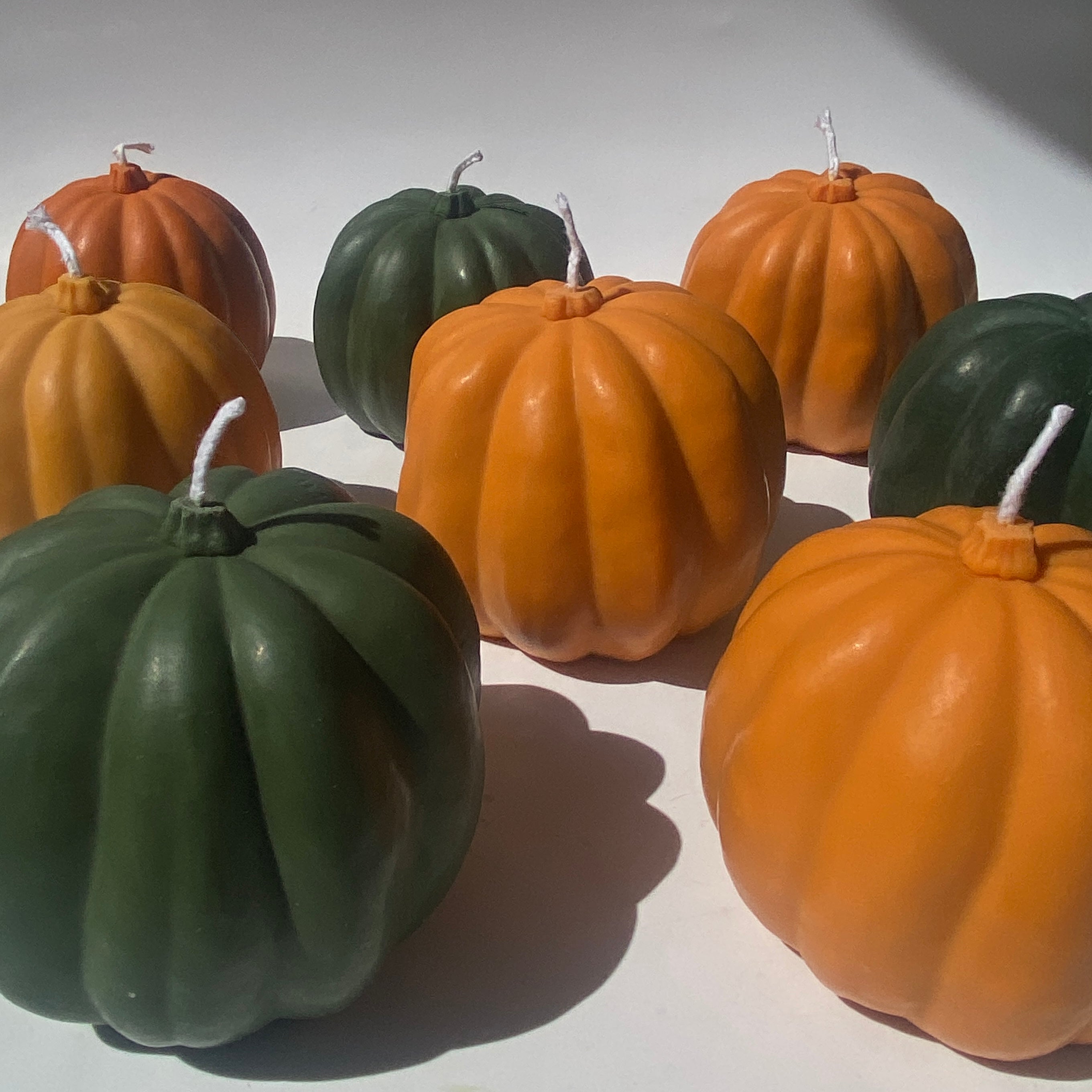 Pumpkin Candle - Green