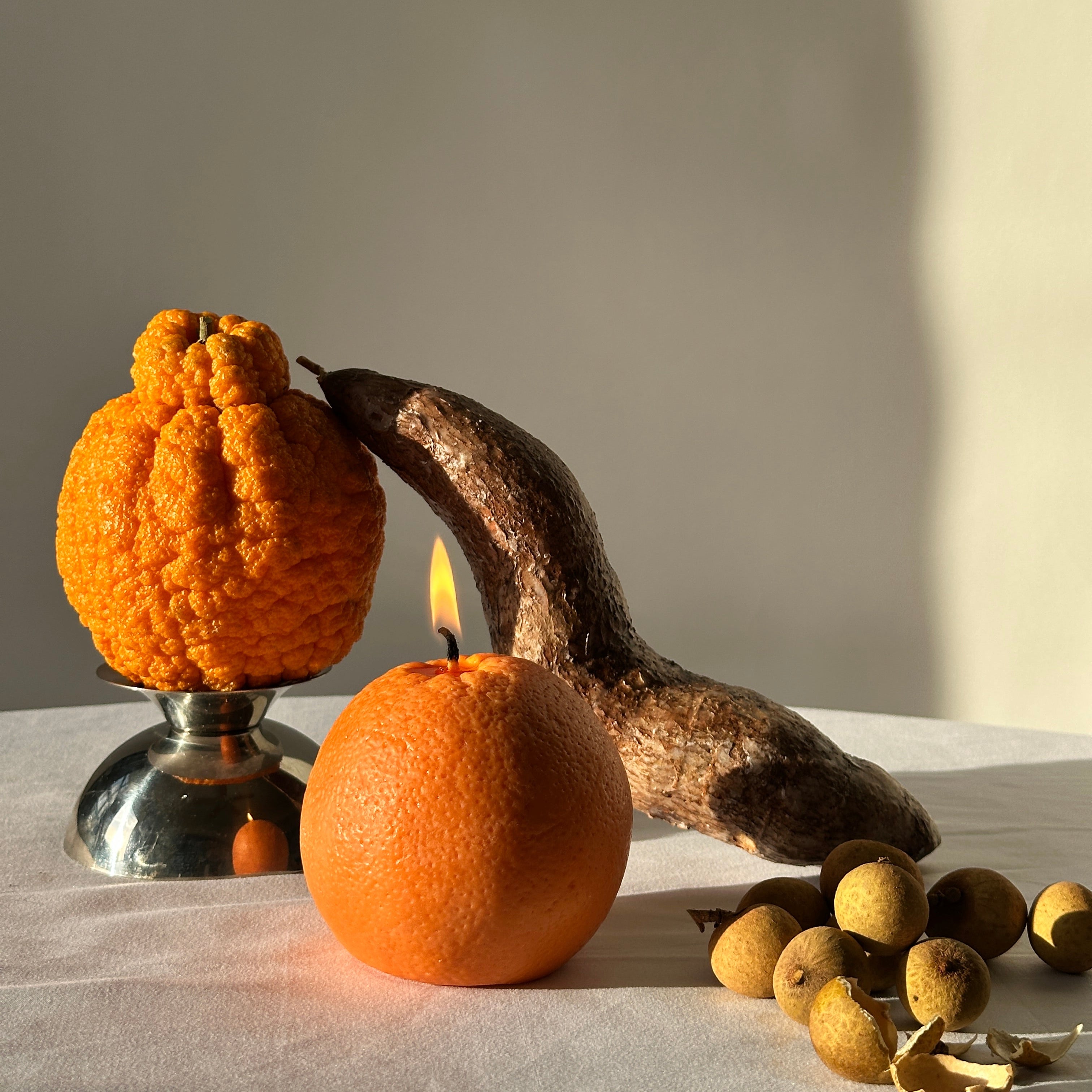 Large Orange Candle | Scandles