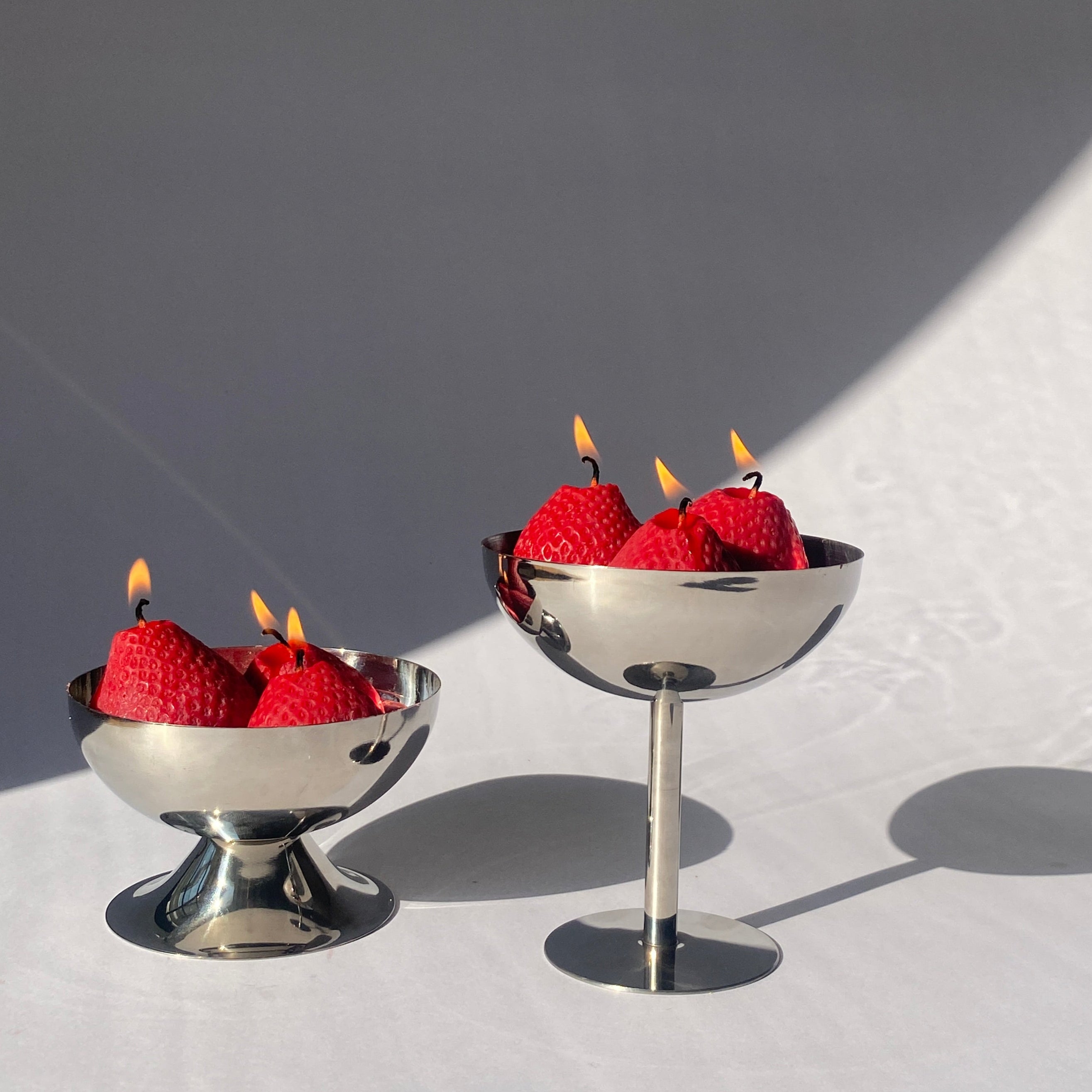 Large Strawberry Candles - 3 Pack-5