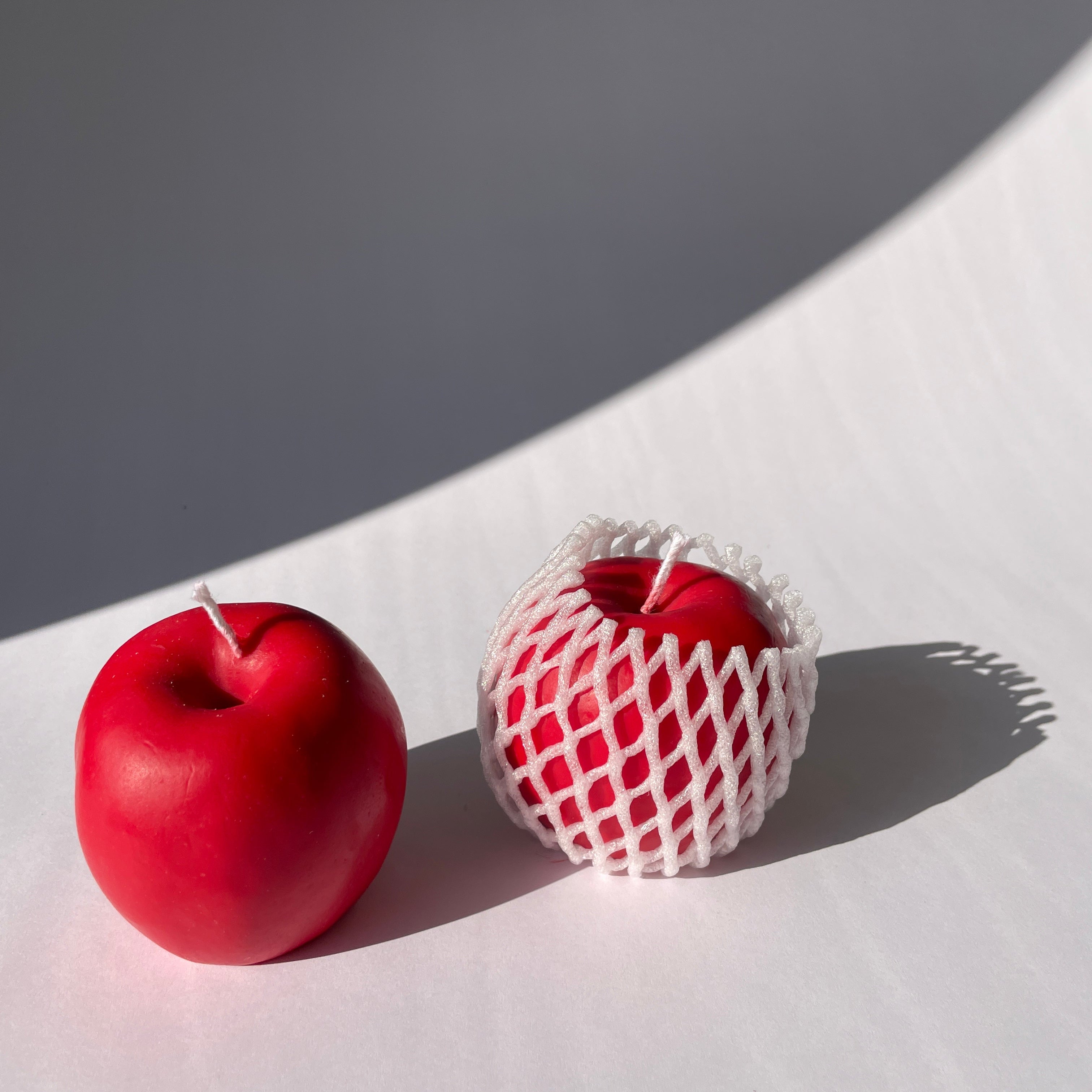 Apple Candle - Red