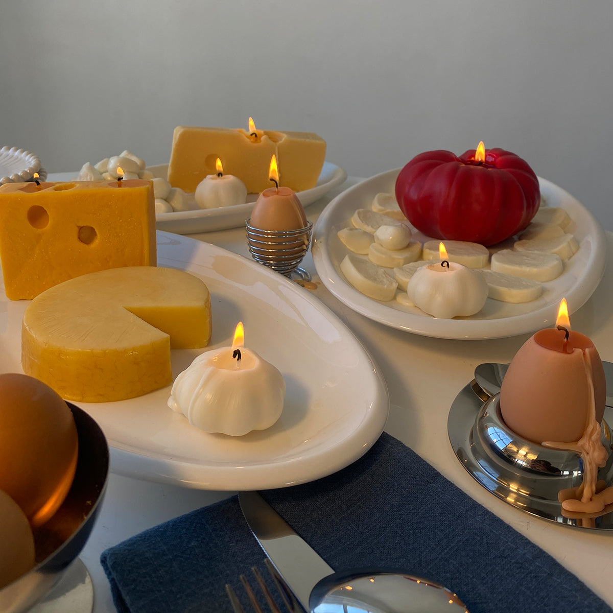 cheese ランプ Swiss Cheese Candle | Scandles